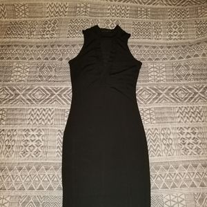 Sexy slim fit black dress